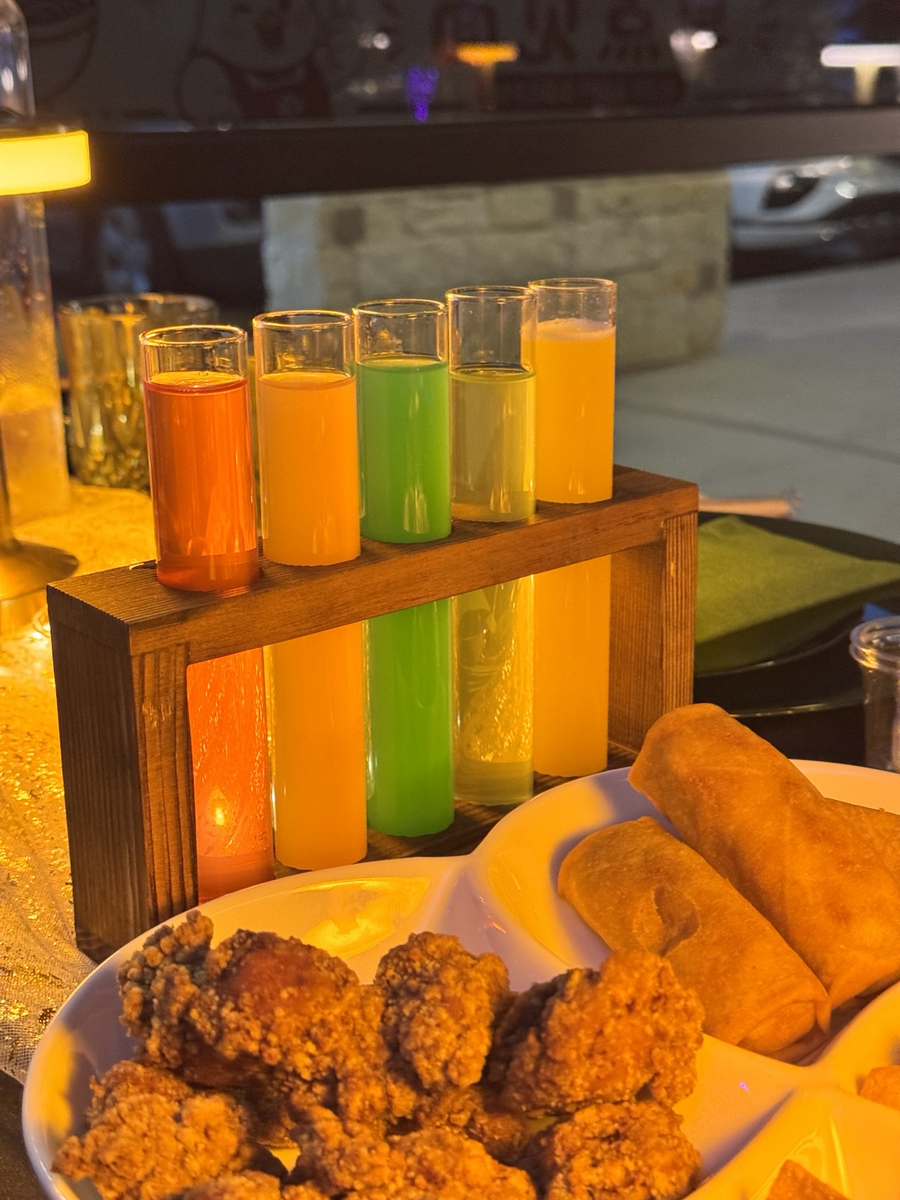 AMA Kitchen试管五连杯创意鸡尾酒